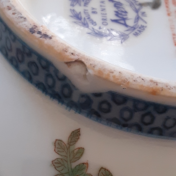 Ornamental Chinese Bowl, 10" x 4 1/2" - Picture 7 of 8